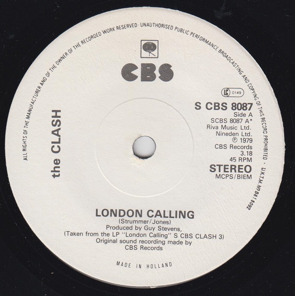 London Calling / Armagideon Time - Image 3