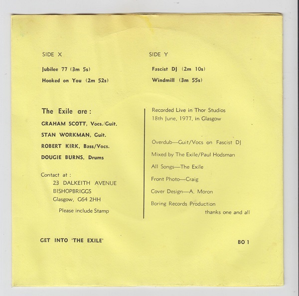 Don't Tax Me E.P . : Jubilee 77 / Hooked On You / Facist DJ / Windmill - Image 2