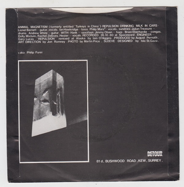 Animal Transport E.P. : Animal Magnetism / Repulsion / Drinking Milk In Cars - Image 2