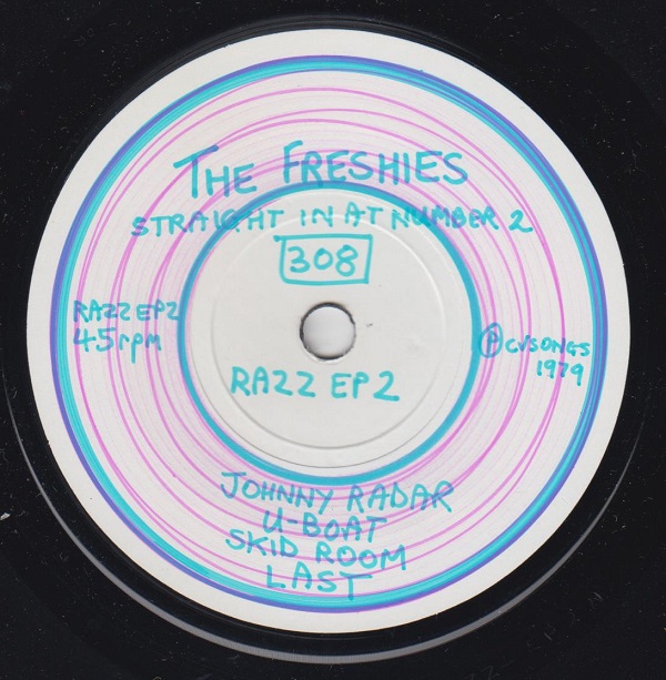 Straight In At Number 2 EP : Johnny Radar / Last / Skid Room / U-Boat - Image 3