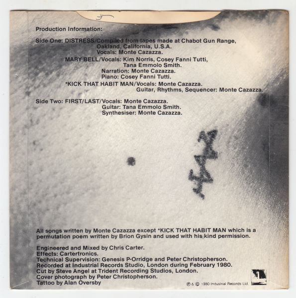 Something For Nobody E.P. : Distress / Mary Bell / Kick The Habit Man / FirstLast - Image 2