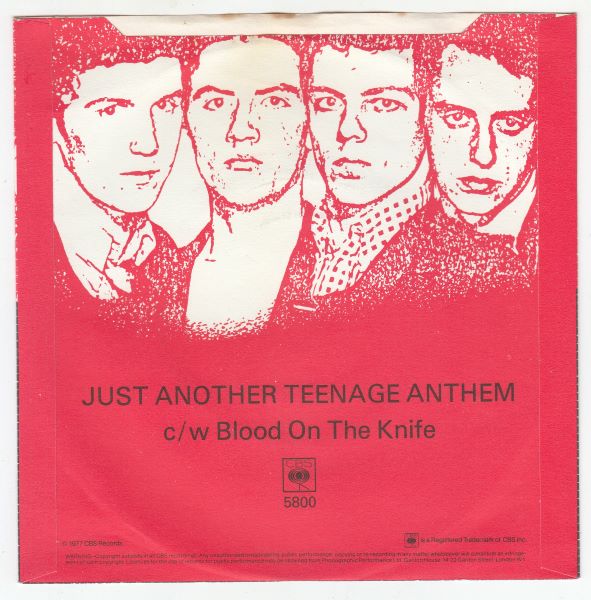 Just Another Teenage Anthem / Blood On The Knife - Image 2