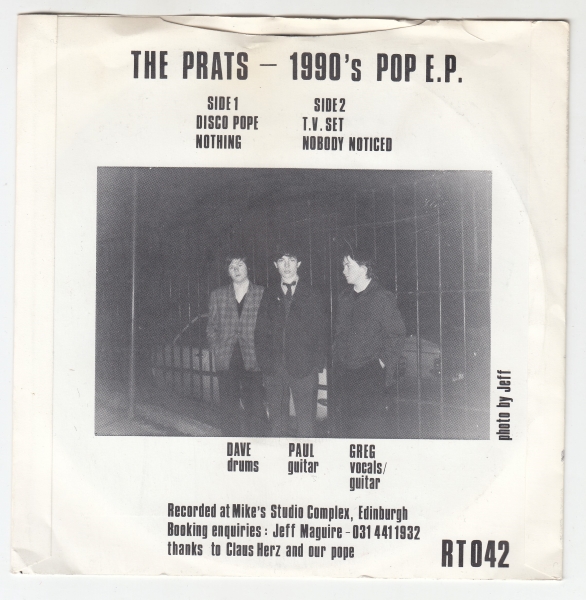 1990's Pop E.P. : Disco Pope / Nothing / T.V. Set / Nobody Noticed - Image 2