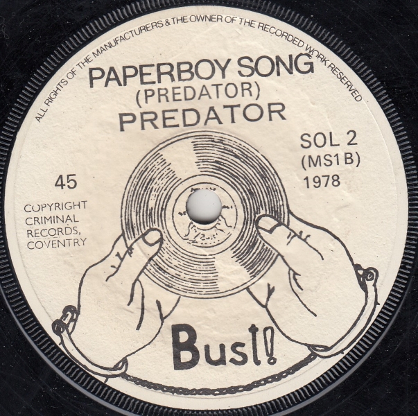 Punk Man / Paperboy Song - Image 3