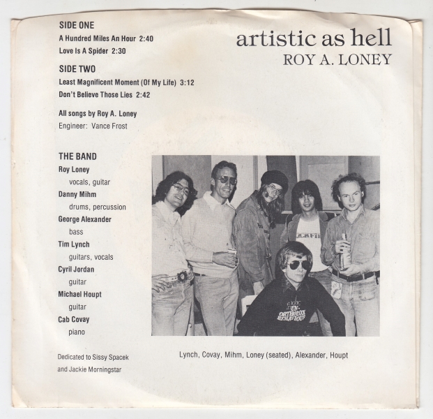 Artistic As Hell E.P: A Hundred Miles An Hour / Love Is A Spider / Least Magnificent Moment (Of My Life) / Don't Believe Those Lies - Image 2