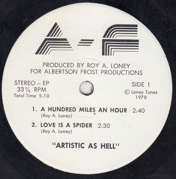Artistic As Hell E.P: A Hundred Miles An Hour / Love Is A Spider / Least Magnificent Moment (Of My Life) / Don't Believe Those Lies - Image 3