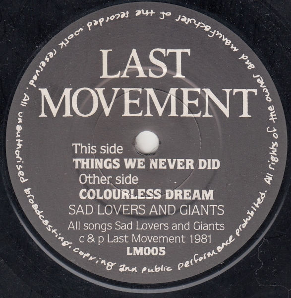 Colourless Dream / Things We Never Did - Image 3