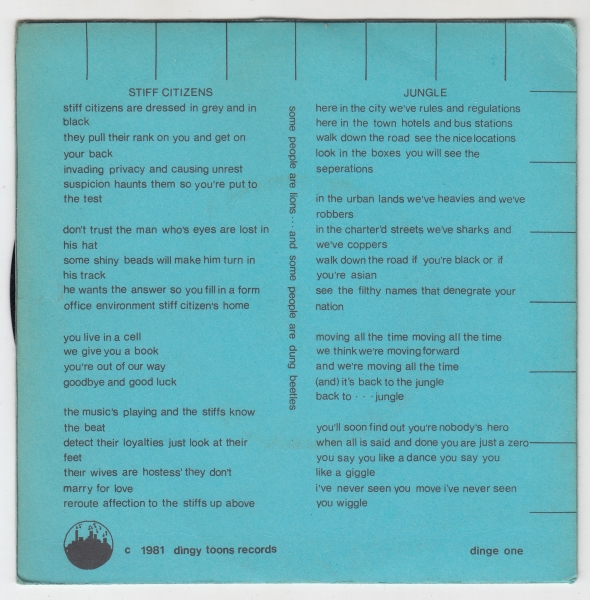 Jungle / Stiff Citizens - Image 2