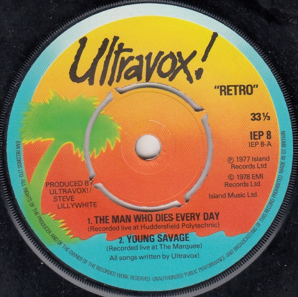 Retro EP : The Wild The Beautiful And The Damned / Young Savage / The Man Who Dies Everyday / My Sex - Image 3