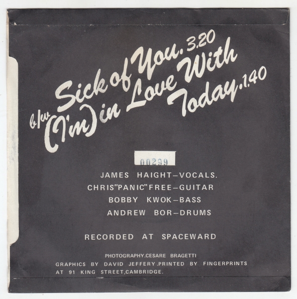 Sick Of You / (I'm) In Love With Today - Image 2