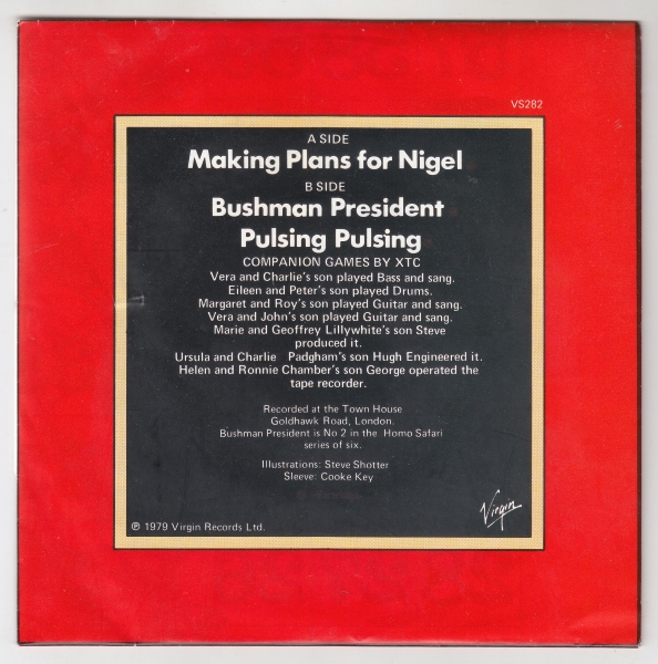 Making Plans For Nigel / Bushman President / Pulsing Pulsing - Image 2