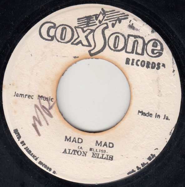 ALTON ELLIS / ALTON AND SOUND DIMENSIONS - Mad Mad / Alton And Sound Dimensions - Mad Version - 7inch (SP)