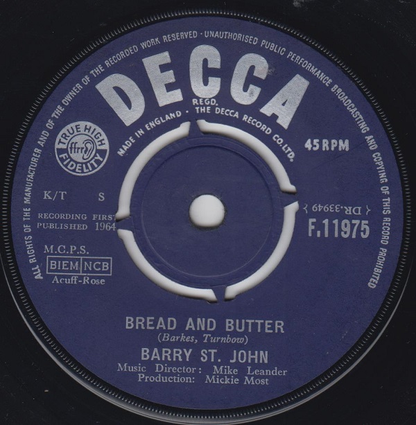 Bread And Butter / Cry To Me