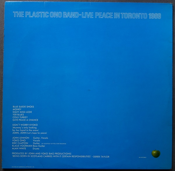 Live Peace In Toronto 1969 - Image 2