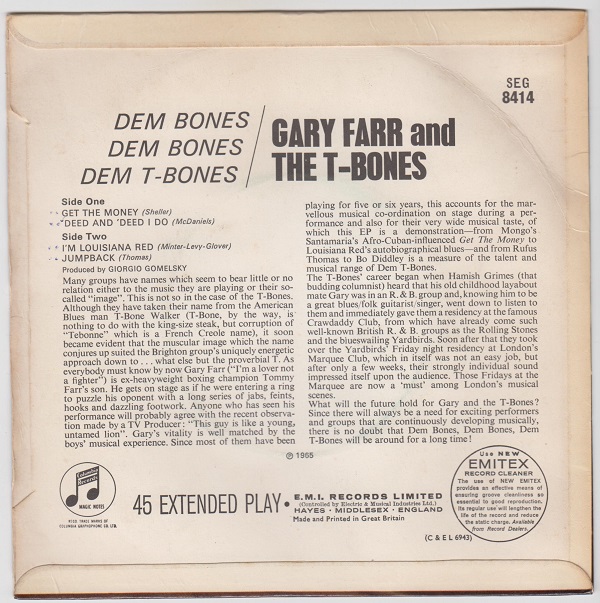 Dem Bones Dem Bones Dem T-Bones EP. - Image 2