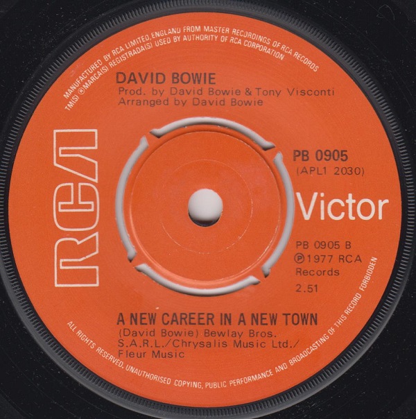 Sound And Vision / A New Career In A New Town - Image 2