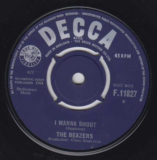 Blue Beat / I Wanna Shout - Image 2