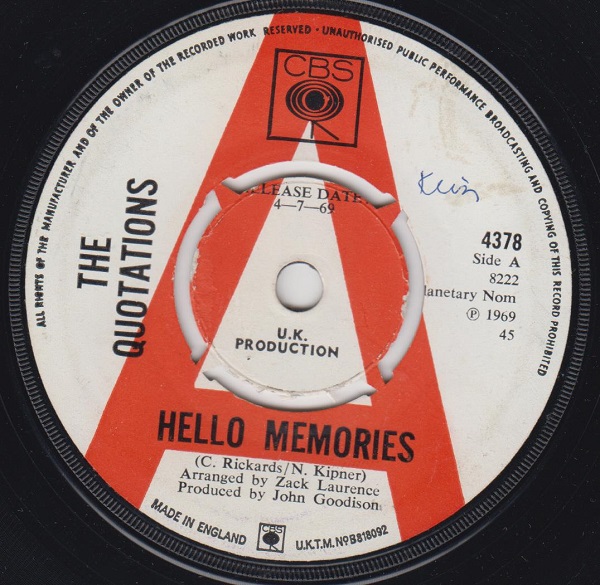 Hello Memories / Pretend