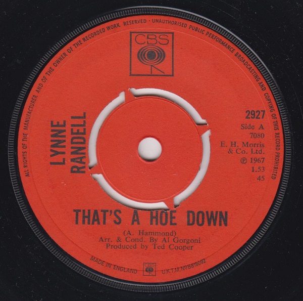 That's A Hoe Down / I Need Your Love