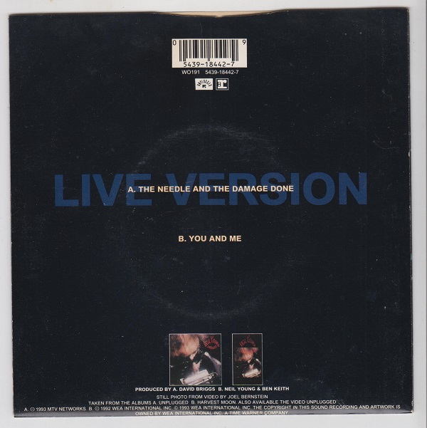 Needle And The Damage Done Live Version / You And Me - Image 2