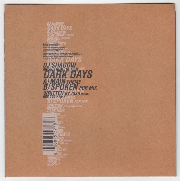 Dark Days - Main Theme / Dark Days - Spoken for Mix - Image 2