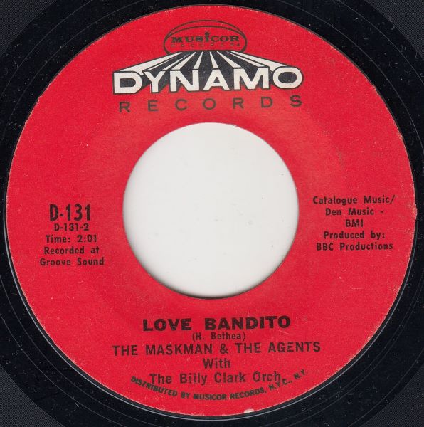 MASKMAN AND THE AGENTS - Love Bandito / My Wife My Dog My Cat - 7inch (SP)