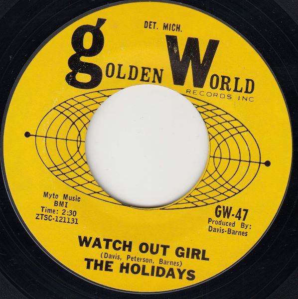 Watch Out Girl / No Greater Love