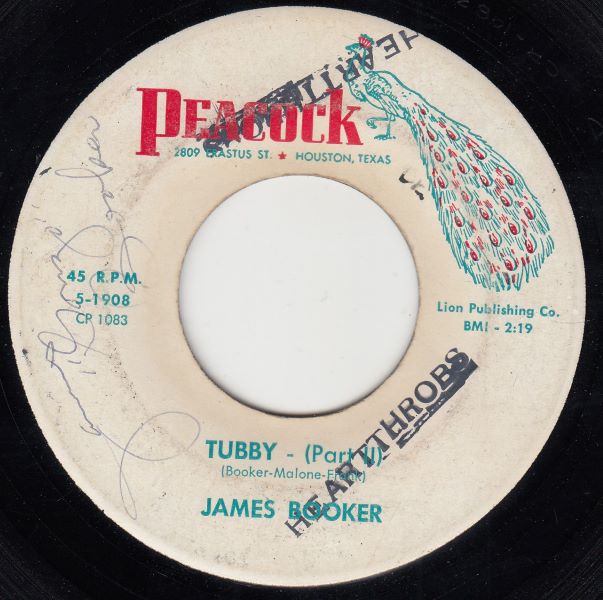 James Booker Tubby Part 1 / Tubby Part 2