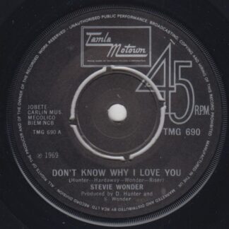 Don't Know Why I Love You / My Cherie Amour