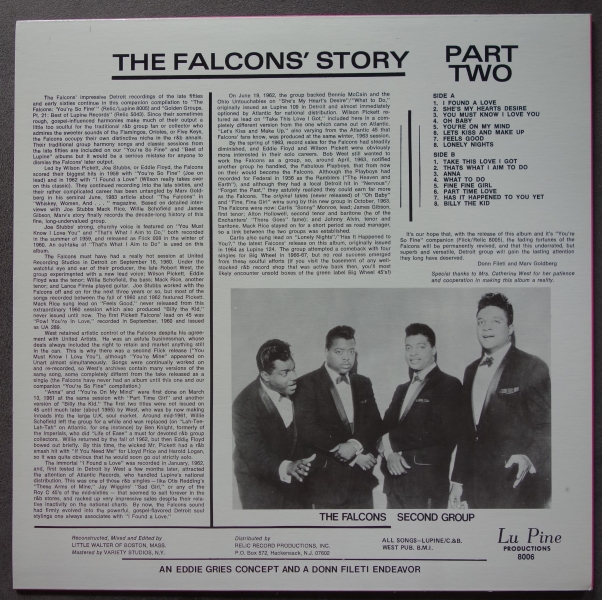 I Found A Love - The Falcons Story Part 2 - Image 2