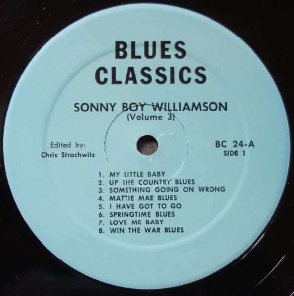Blues Classics By Sonny Boy Williamson Volume 3 - Image 3