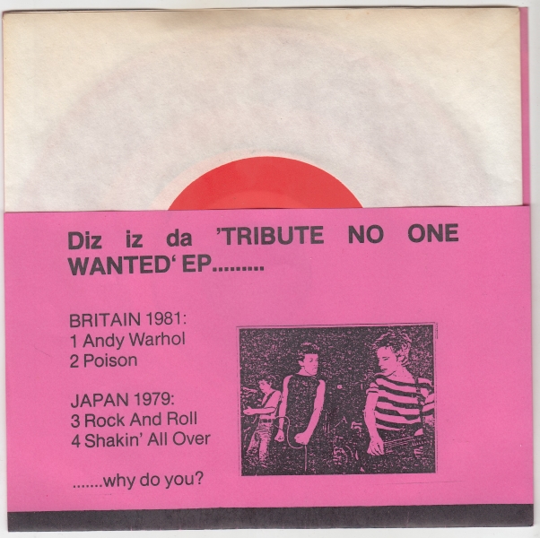 Diz Iz Da Tribute No One Wanted EP : Andy Warhol / Poison / Rock And Roll / Shakin' All Over - Image 2