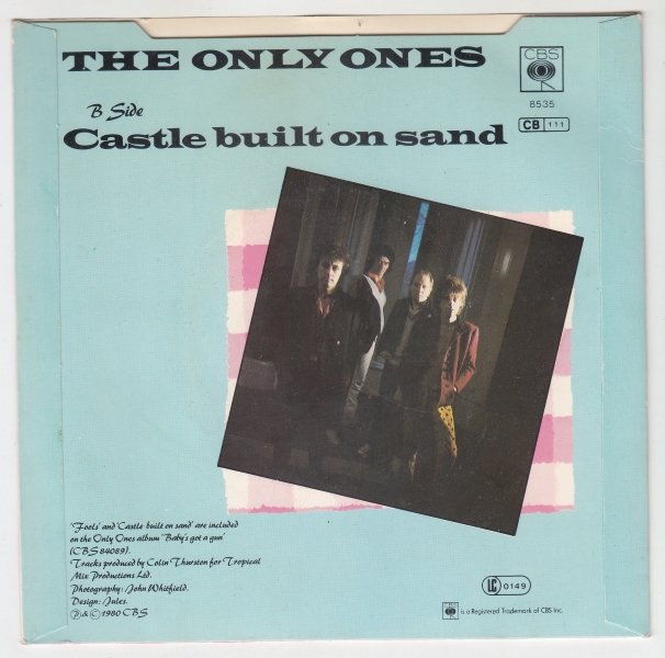 Fools / The Only Ones - Castle Built On Sand - Image 2
