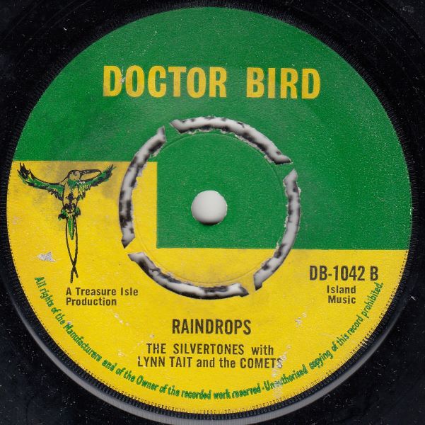 The Clock / Silvertones With Lynn Tait And Comets - Raindrops - Image 2