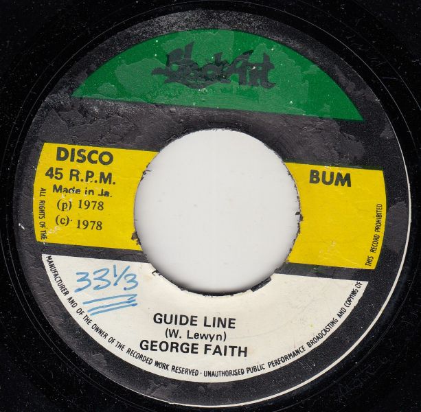 GEORGE FAITH / THE UPSETTERS - Guide Line / The Upsetters - Dub Line - 7inch (SP)