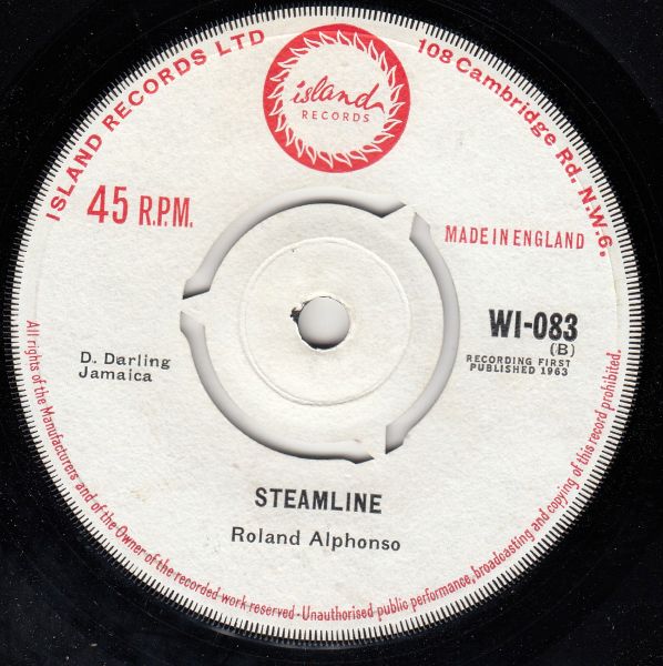Each Lonely Night / Roland Alphonso - Steamline - Image 2