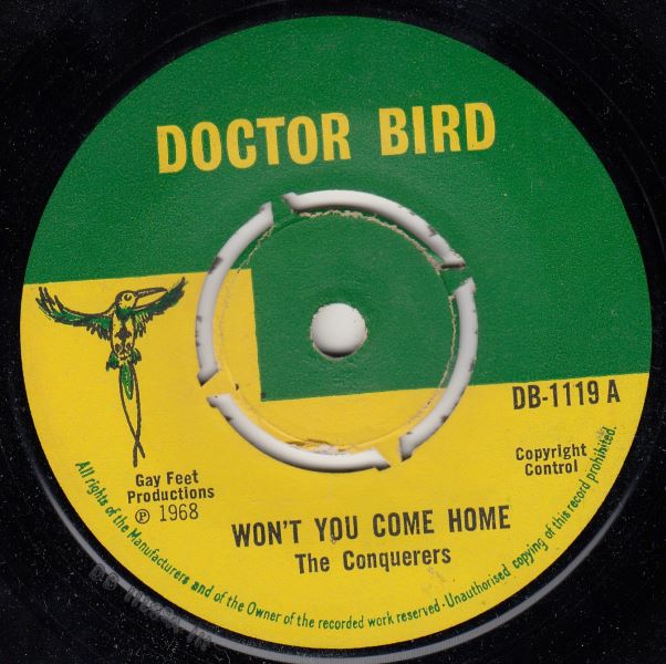 CONQUERORS - Won't You Come Home  / On That Day - 7inch (SP)