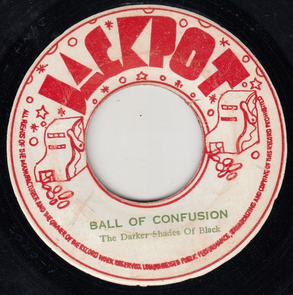 DARKER SHADES OF BLACK - Ball Of Confusion / War - Disque 45T (SP 2 titres)