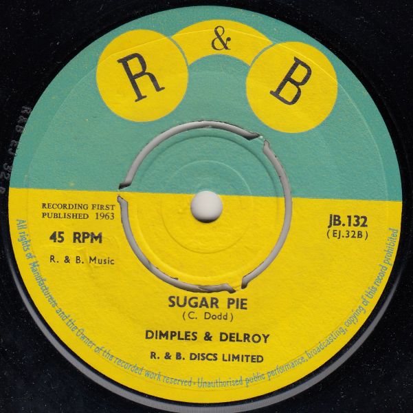 Squeeze Your Toe (Come Down From Your Palms And Pray) / Dimples and Delroy - Sugar Pie - Image 2