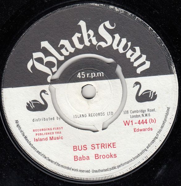 Sow Good Seeds / Baba Brooks - Bus Strike - Image 2