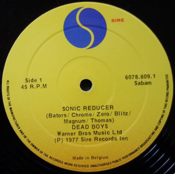 Sonic Reducer / Little Girl / Down In Flames - Image 3