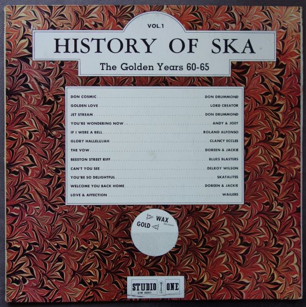 History Of Ska Volume 1 The Golden Years 60-65