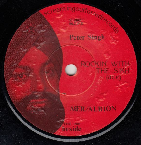 PETER SINGH - Rockin' With The Sikh / Elvis I'm On The Phone - Disque 45T (SP 2 titres)