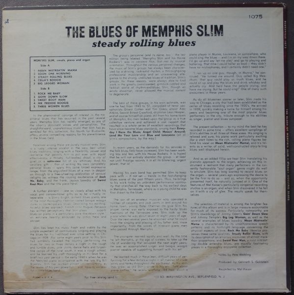 Steady Rolling Blues The Blues Of Memphis Slim - Image 2