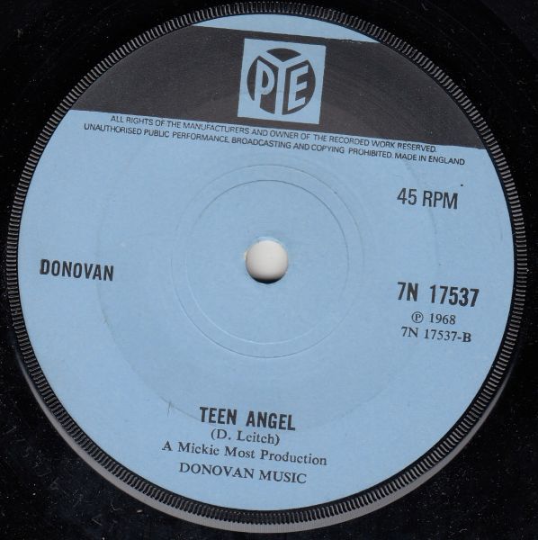 Hurdy Gurdy Man / Teen Angel - Image 2