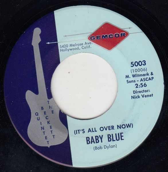 No Correspondence / It's All Over Now Baby Blue - Image 2