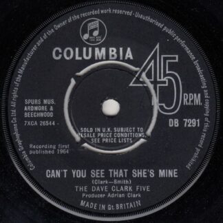 Can't You See That's She's Mine / Because