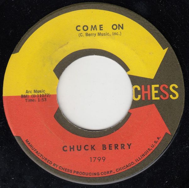 CHUCK BERRY - Come On / Go-Go-Go - 7inch (SP)