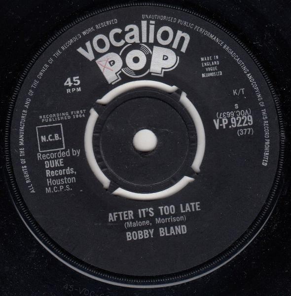 Share Your Love With Me / After It's Too Late