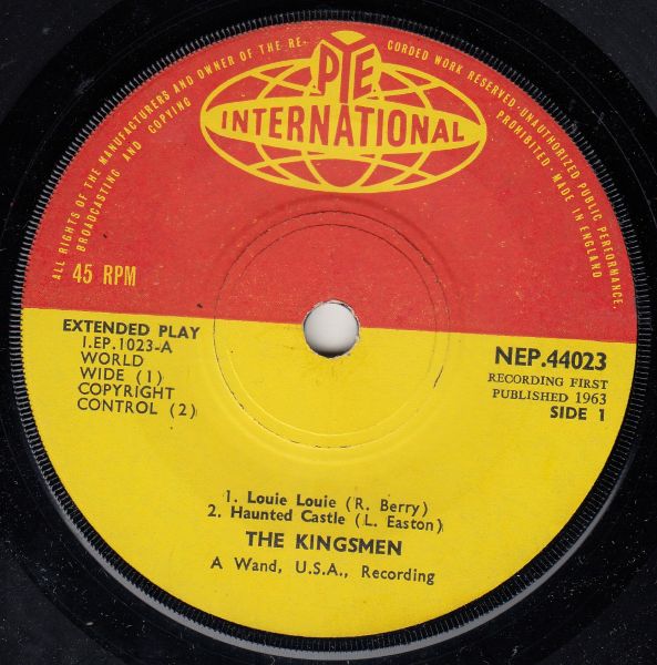 The Kingsmen : Louie Louie / Haunted Castle / Money / Bent Scepter - Image 3